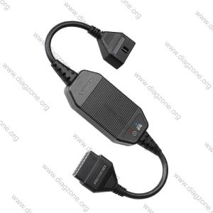 Launch X431 CAN FD adapter for Diagzone, OBD2 diagnostic cable front view